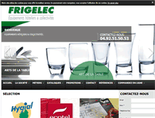Tablet Screenshot of frigelec-sarl.com